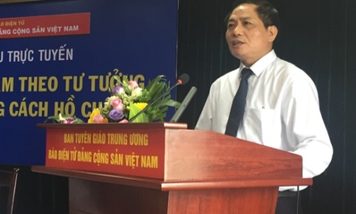 Giao lưu trực tuyến “Học tập và làm theo tư tưởng, đạo đức, phong cách Hồ Chí Minh”